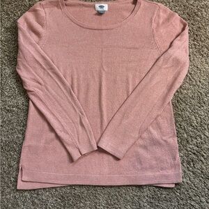 Old Navy Dusty Rose Knit Sweater